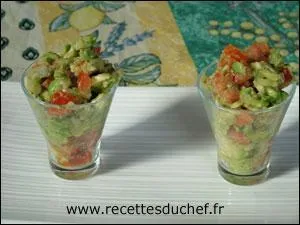 Celle-l est confectionne  base de guacamole, il faudra donc apprcier le got :