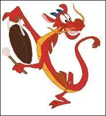 Comment s'appelle le dragon, ami de Mulan ?