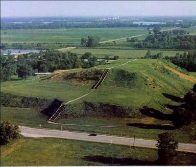 Monks Mound  Cahokia , est un tumulus en terre  quatre niveaux, Mesurant 30 mtres de hauteur, il reprsentait la troisime plus grande pyramide du continent amricain. il est situ dans le sud-ouest de quel Etat amricain ?