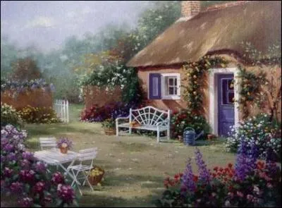 Qui chantait  La maison prs de la fontaine couverte de vigne vierge et de toiles d'araignes  ?