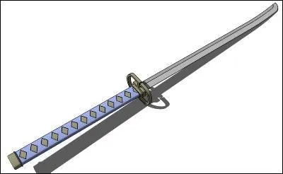 En forme scelle,  quoi ressemble le zanpakut de Gin Ichimaru ?