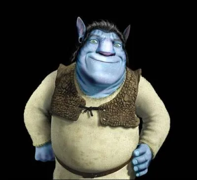 On change compltement d'univers avec ce gros personnage bleu n de la rencontre entre ________ et un ________. (2 rponses forcment)