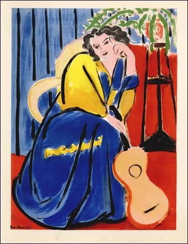 Est-ce Henri Matisse qui a peint La femme  la mandoline ?