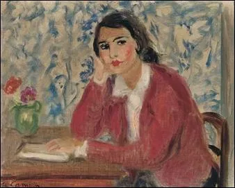 Est-ce Matisse qui a peint Jeune femme brune  la veste rouge ?