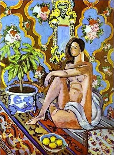 Est-ce Matisse qui a peint Figure dcorative sur fond ornemental ?