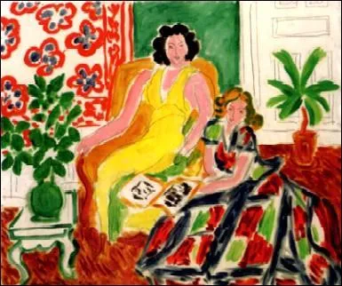 Est-ce Matisse qui a peint Robe jaune et robe d'Arlequin ?