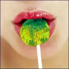 Quel bonbon perch sur un bton met-on dans la bouche en le lchant ?