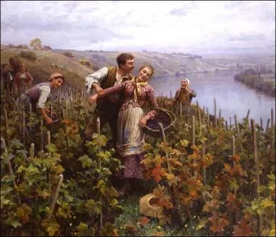 Daniel Ridgway Knight, auteur de ce tableau   En vendanges  , a tudi la peinture  Paris avec Lon Cabanel comme professeur. Quelle tait la nationalit de ce peintre naturaliste ?