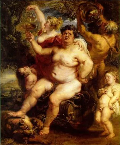 Bacchus, dieu romain du vin a inspir un grand nombre de peintres. Cette interprtation peu flatteuse est un tableau de...