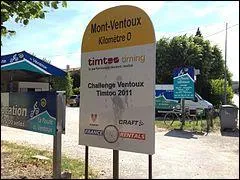 En partant de Bédoin, combien de kilomètres vous attendent avant le sommet ?
