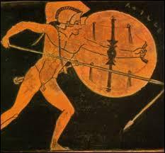 Fils du roi de Phthie et d'une Néréide, il peut être appelé Péléide ou Eacide. Il fut tué par Pâris, prince troyen, dont la flèche fut guidée par le dieu-archer Apollon. Il fut honoré dans le monde grec et représenté comme  L'idéal moral du parfait chevalier homérique . Qui est-ce ?