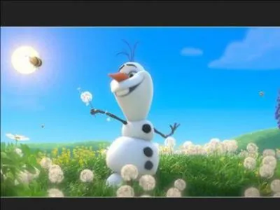 Que va faire la reine pour le bonhomme de neige lors du dgel ?