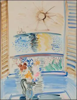 Qui a peint Fentre ouverte sur la mer ?