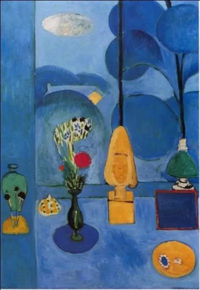 Qui a peint La fentre bleue ?