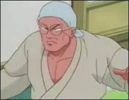 Cet homme apparat dans  Ranma 1/2 . Tout comme son fils, il se transforme en une crature lorsqu'il est en contact avec l'eau froide. Il vit chez son meilleur ami. C'est Saotome...