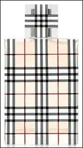 Quel est ce parfum revtu d'une bouteille  carreaux, cr par une clbre marque brittanique ?
