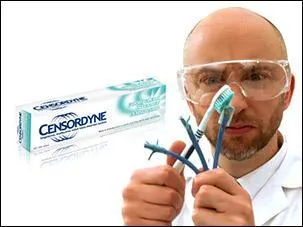  la tlvision, dans les publicits pour dentifrice, la personne en blouse blanche est souvent un dentiste :