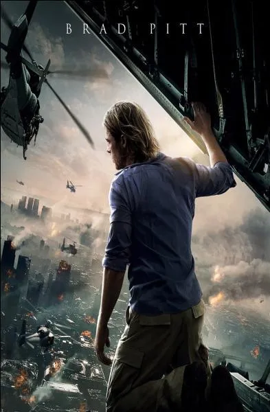 Un film de zombies avec Brad Pitt qui a t un gros succs en salle. C'est :