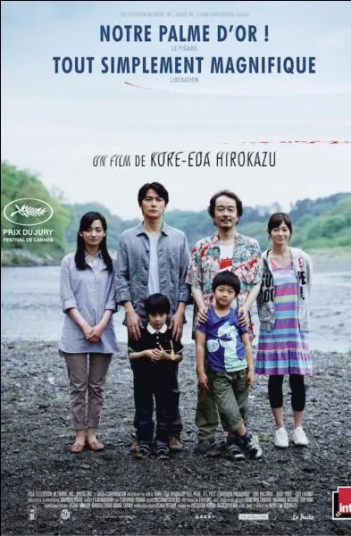 Qu'est-ce qui fait qu'un homme est pre ? Hirokazu Kore-Eda s'interroge et nous interroge dans ce film, Prix du jury au dernier festival de Cannes. C'est :