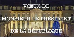 Comme tous les ans le Prsident de la Rpublique franaise exprimera, le 31 dcembre, ses voeux au pays. Traditionnellement  quelle heure est diffus cet exercice de style ?