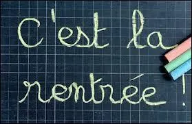 C'est en septembre, lors de la rentre scolaire, que toutes les coles franaises appliqueront la rforme des rythmes scolaires. Quel jour marquera le dbut de l'anne scolaire 2014/2015 ?