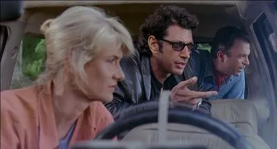 Quel syllogisme plus ou moins complexe est l'uvre, une fois de plus, de Ian Malcolm, alors que la voiture vient de stopper devant la clture du Tyrannosaurus Rex ?