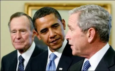 Barack Obama a refus de s'exprimer sur Gaza, arguant que la politique trangre ne peut tre conduite par deux diffrentes administrations. Selon lui: