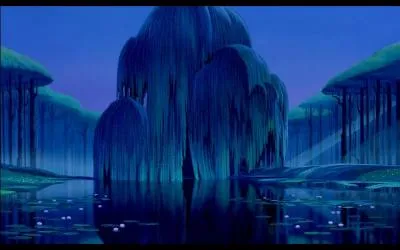 Pocahontas continue son voyage en cano. Elle rend visite  Grand-mre Feuillage, un esprit rempli de sagesse. Que lui conseille-t-elle lorsque Pocahontas lui apprend le projet de son pre ?