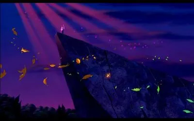 Le morceau musical central du film reste et restera  L'Air du vent . Quelle est la suite du vers suivant :  Tu crois que la Terre t'appartient toute entire ...   ?