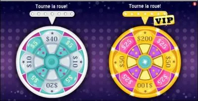 Combien de roues VIP peut-on tourner quand nous sommes VIP ?