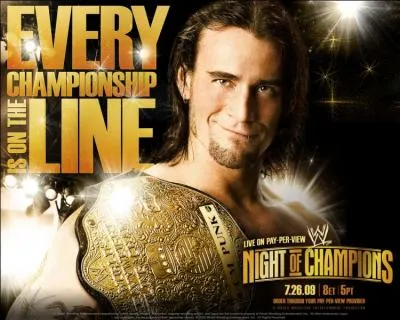 Quel tait le Main Event de Night Of Champions 2009 ?