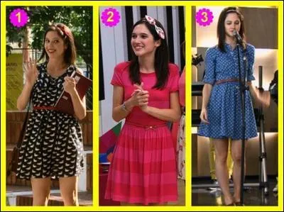 Avec quelle tenue Francesca est-elle vtue dans la saison 1 ?