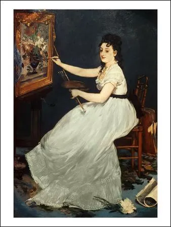 Qui a peint Eva Gonzales au piano ?