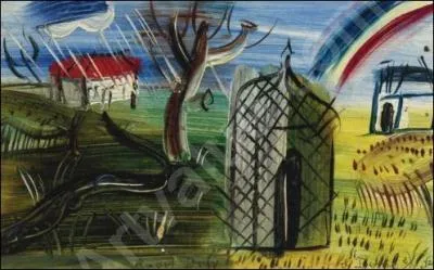 L'arc-en-ciel au-dessus de St Denis.