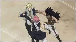 Lors du combat  2 contre 2, qui Natsu et Gajil combattent-ils ?