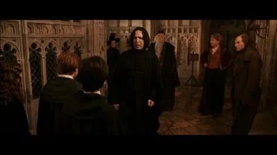 Durant cette anne, Severus Rogue manifeste du mpris envers Gilderoy Lockhart, le nouveau professeur de dfense contre les forces du mal. Qui prend-il  parti au dbut du film ?