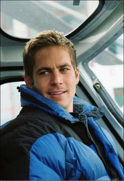 De quel film cette image de Paul Walker est-elle tirée ?