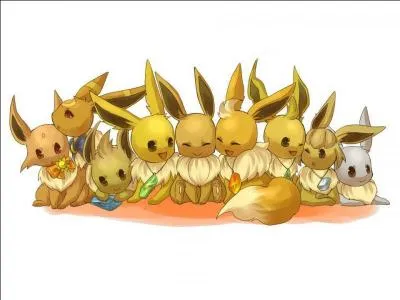 De quelle couleur est Evoli en shiny ?