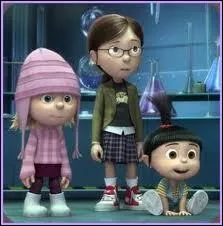 Comment s'appellent les trois petites filles que Gru adoptent ?