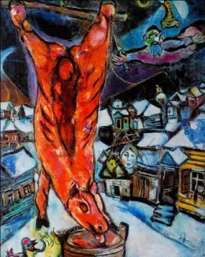 En 1947, Marc Chagall peint cette toile intitule :