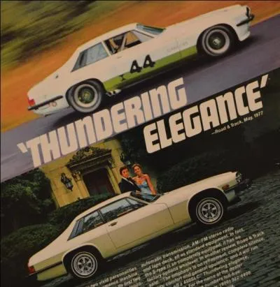 Quelle voiture est représentée sur cette affiche ?