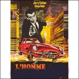 Quelle voiture figure sur cette ancienne affiche de cinéma ?