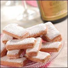 Cr en 1691, les -------- de Reims sont fleurons de la ville de Reims. Toujours associ au champagne autrefois, il est un symbole de la fte. Aujourd'hui, il est aussi utilis dans de nombreuses recettes. Outre sa couleur rose, il est caractris par une texture craquante et fondante.