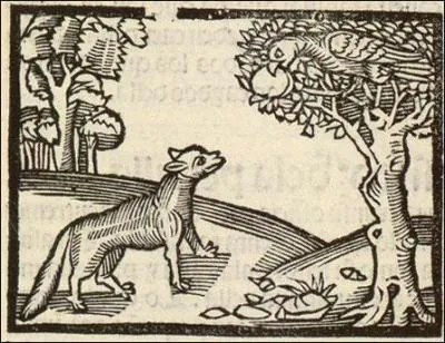 Comme un corbeau, plus noir que n'est la poix, / &Eacute;tait au haut d'un arbre quelquefois / Juch&eacute;, tenant &agrave; son bec un fromage, / Un faux renard vint quasi par hommage / A lui donner le bonjour... Qui est l'auteur, n&eacute; au XVe si&egrave;cle ?