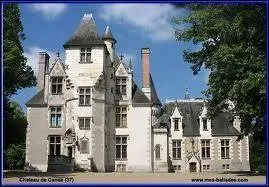 Voici le chteau de Cond, dans la ville Centriste de Monts. Elle se trouve dans le dpartement ...