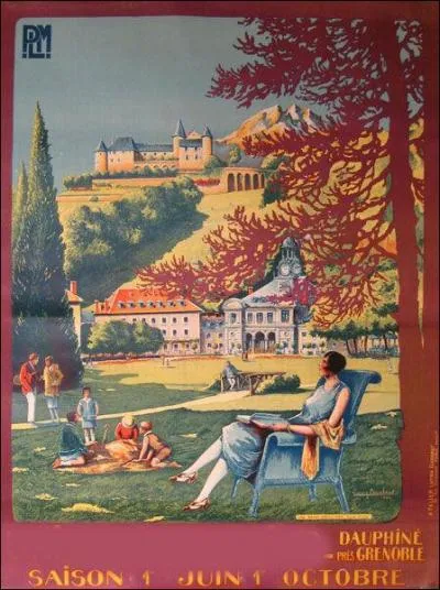 En plus des indices de l'affiche, je vous informe qu'il s'agit d'une station thermale  15 km de la station de Chamrousse :