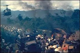 Plusieurs millions de soldats amricains furent envoys au front dans ce conflit qui s'acheva au dbut des annes 70. Premire grande dfaite de l'arme amricaine, il s'agit de :