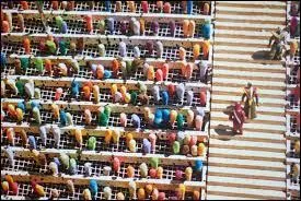 Dans le film Star Wars, au dpart de la course des podracers, les gradins du stade ont t remplis par les maquettistes du studio de ... de George Lucas. Pour une vue de loin ils ont utilis des coton-tiges anims par une soufflerie.