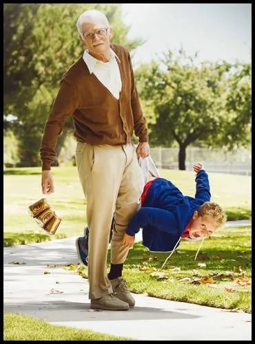 Quel membre de l'quipe de  Jackass  reprend le rle de l'ignoble grand-pre lubrique qu'il tenait dj dans la srie, dans le long-mtrage  Bad Grandpa  ?