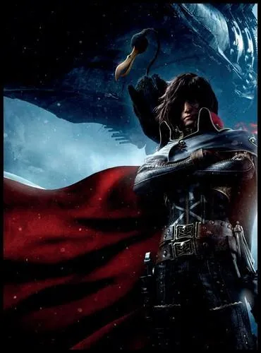  Albator  s'impose en 3D sur grand cran ! Comment s'appelle le hros mythique qui est au commande de l'Arcadia ?